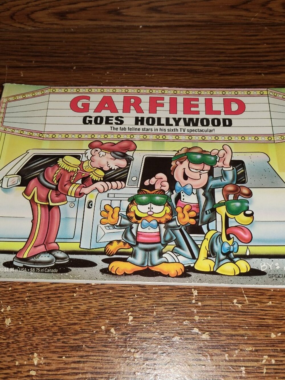 Garfield Goes Hollywood (United Feature Syndicate, 1987, Paperback)
